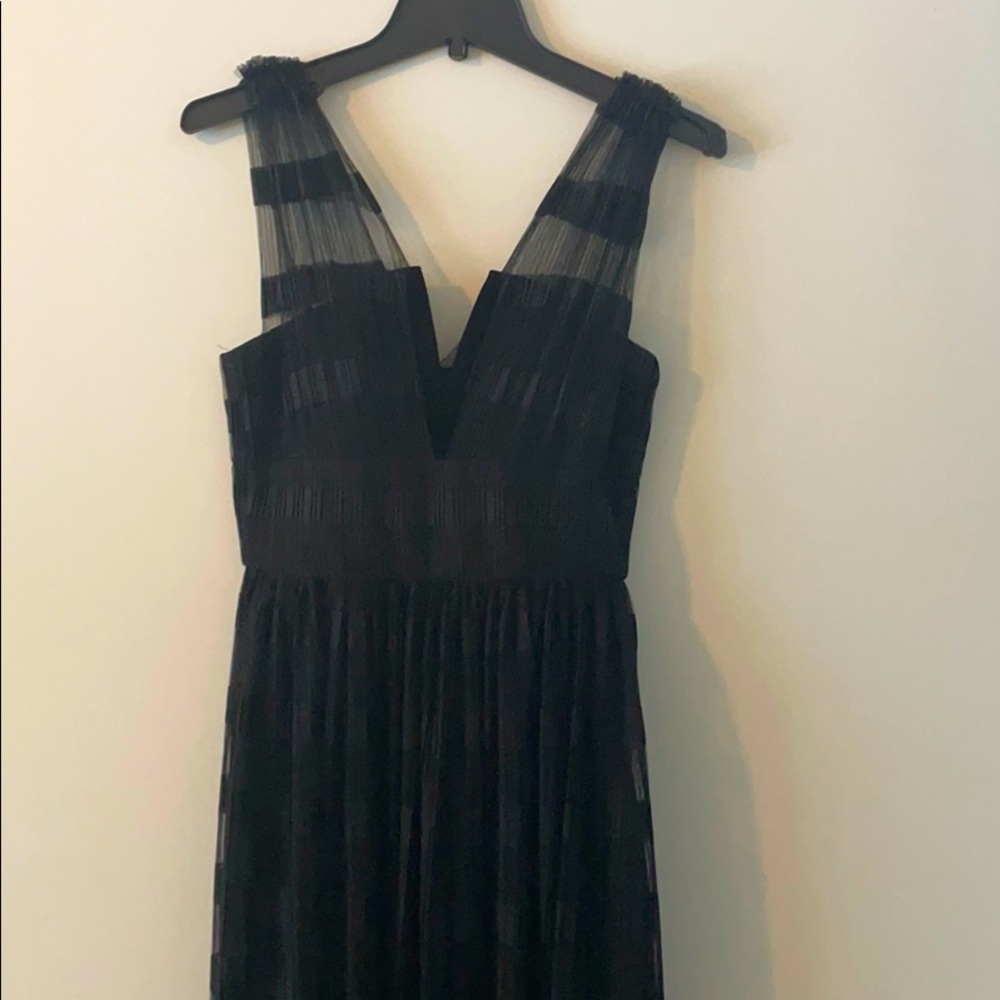 Black formal full length dress